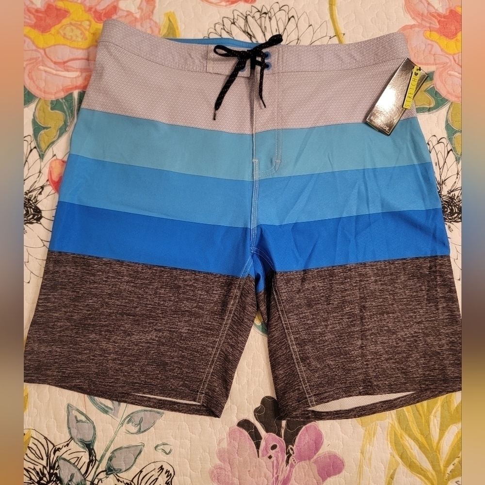 NWT Burnside Men's Swim Board Shorts